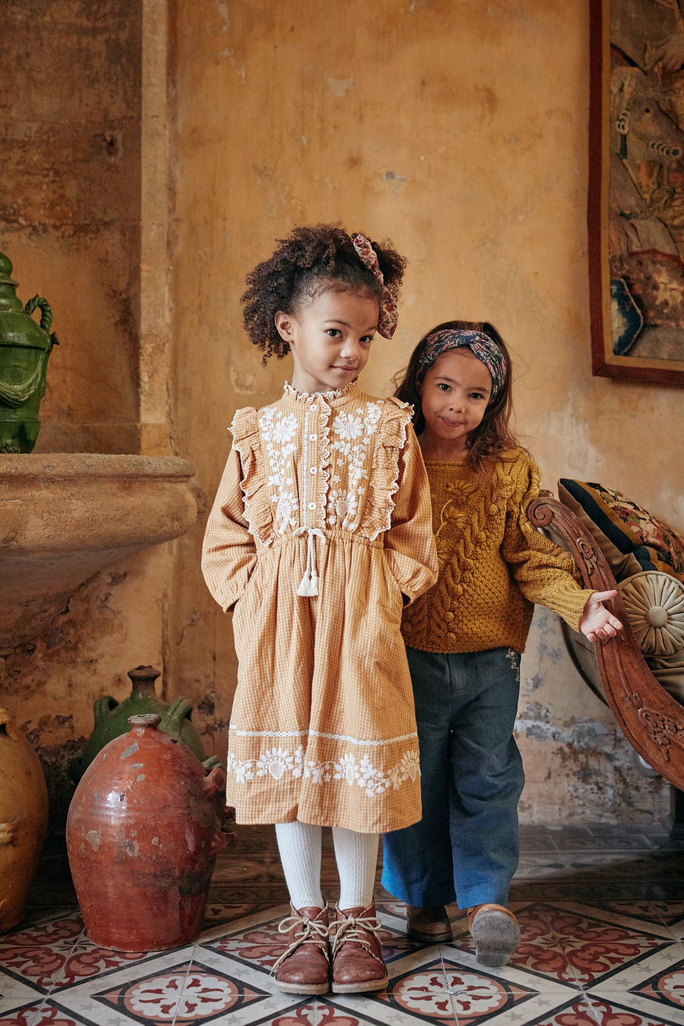 섬네일: Louise Misha Andrana Dress  (Cinnamon)