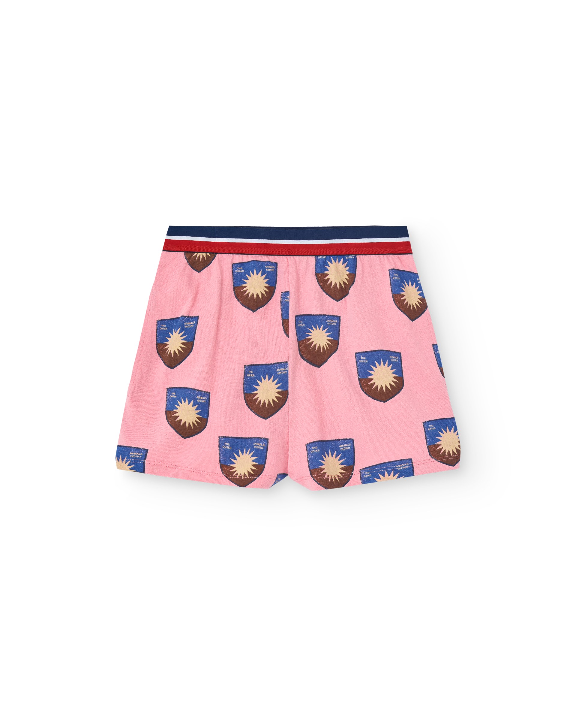 The Animals Observatory Poodle Kids Shorts  (Pink)