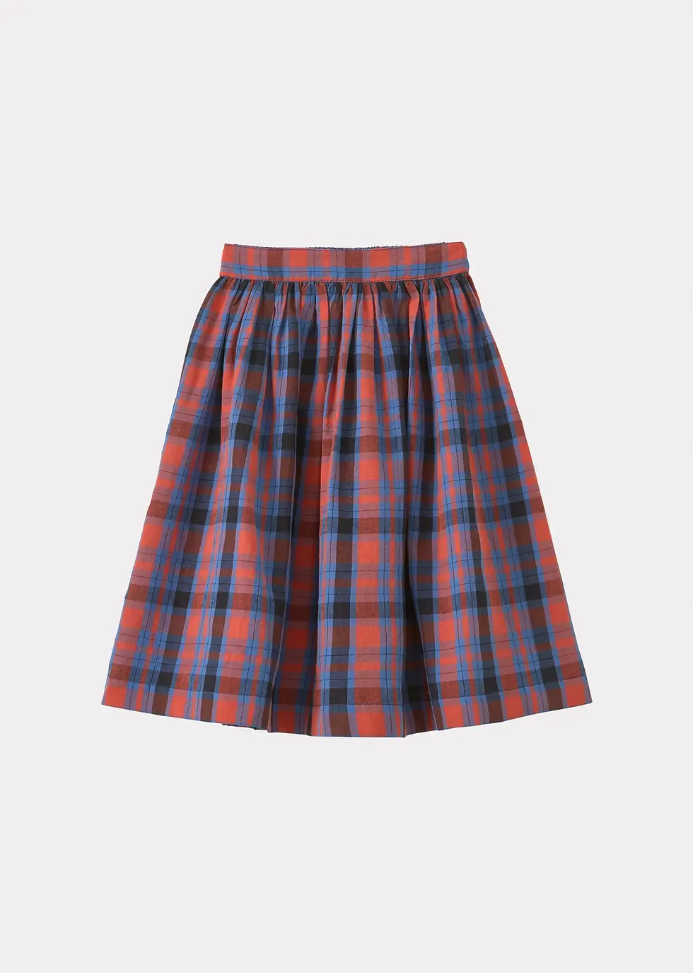 Caramel Cumin Skirt (Red/Blue Tartan)