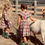 Thumbnail: Bonjour Diary New Apron Dress (Red Check)