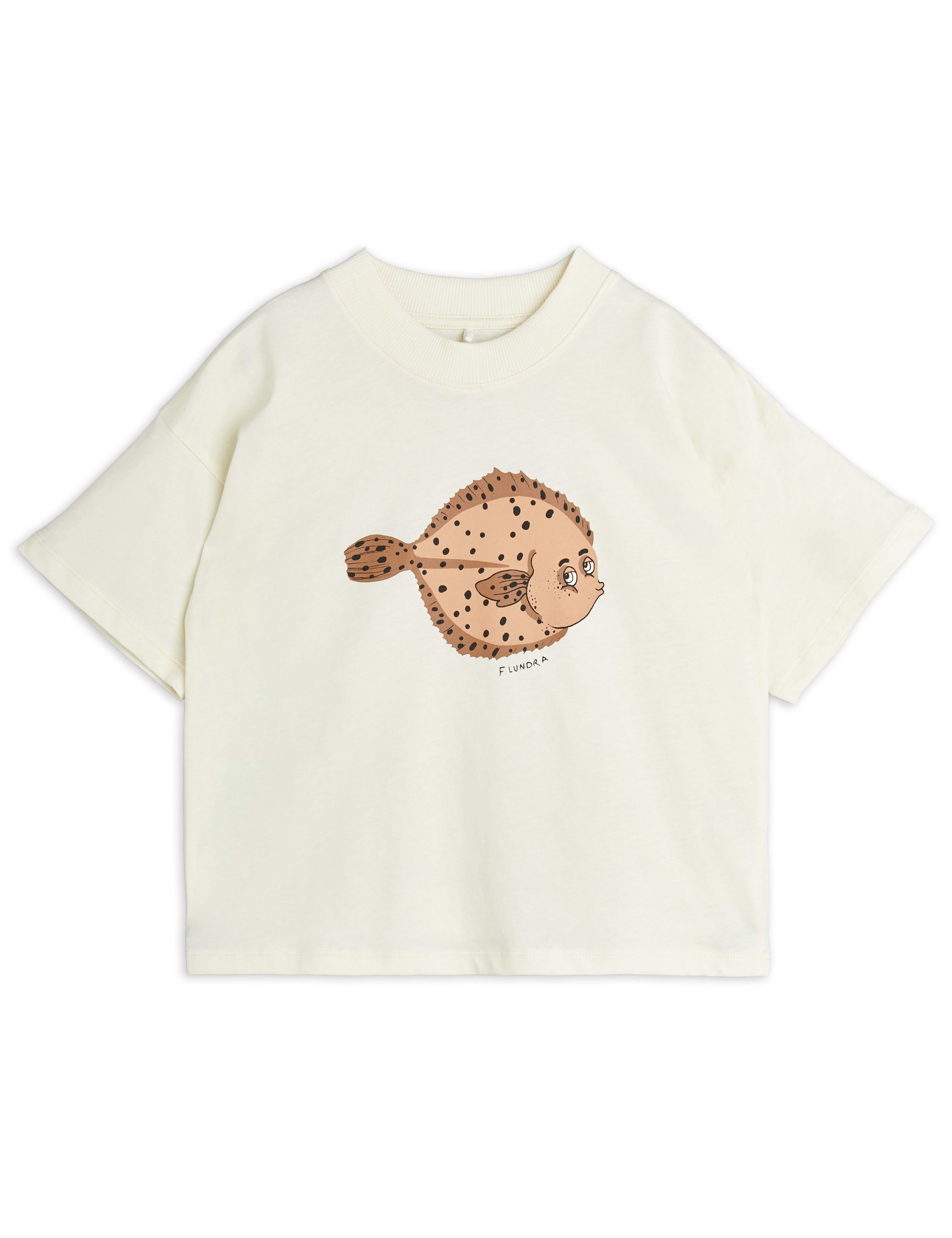 Mini Rodini Flundra Tee (Offwhite)