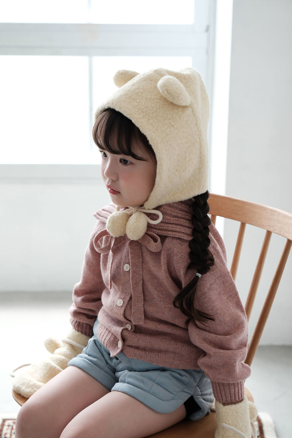 Thumbnail: Mes Kids Des Fleurs Hat (Yellow)