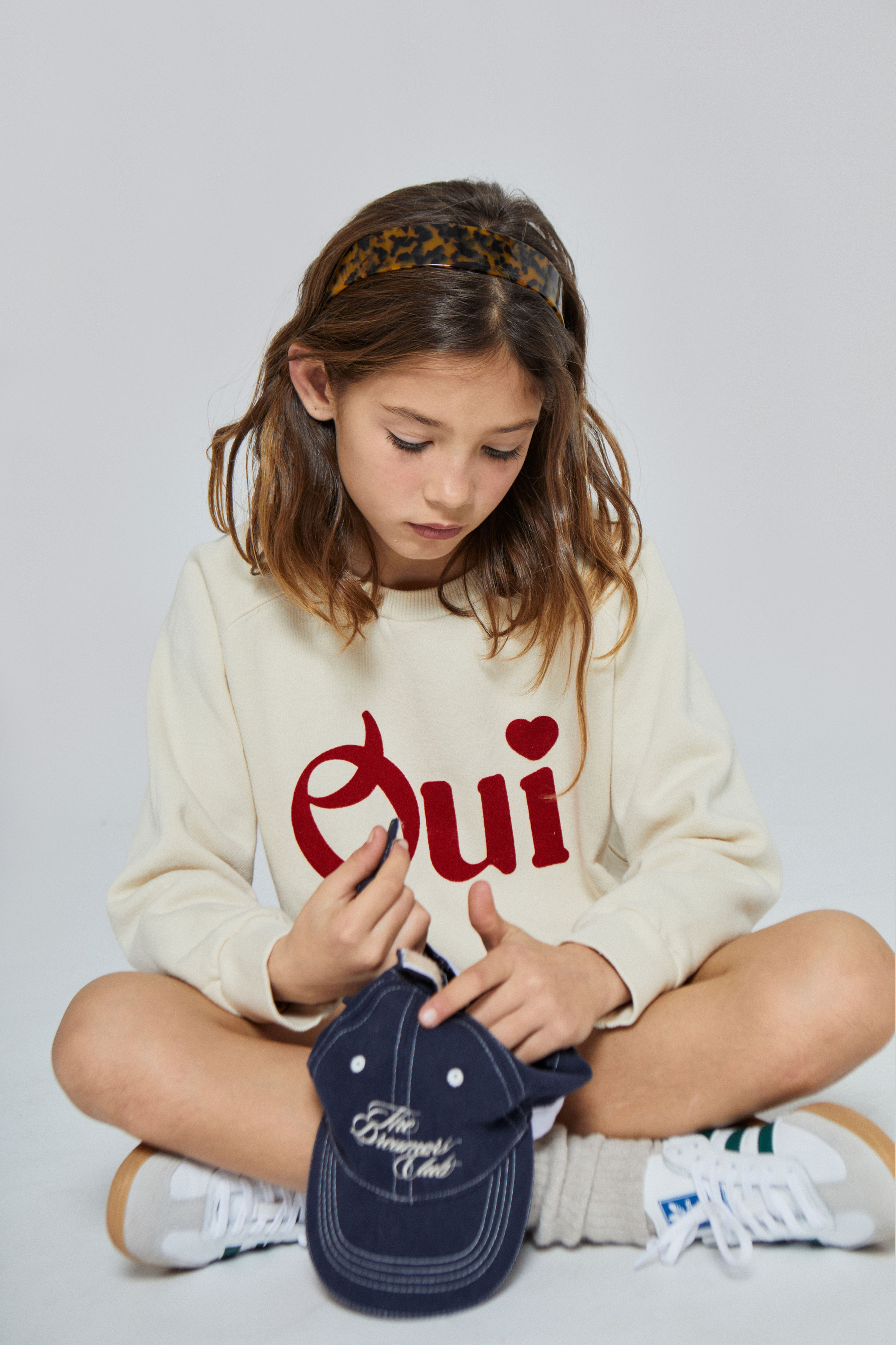 Mipounet Oui Felpa Sweatshirt (Ecru)