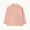 Thumbnail: Tiny Cottons Flower Grid Rib Mockneck Tee (Wild Rose)