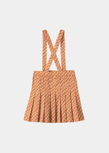 スカート CARAMEL HEDERA SKIRT Caramel Hedera Skirt (Apricot Geo Print) | Jean + Hadley