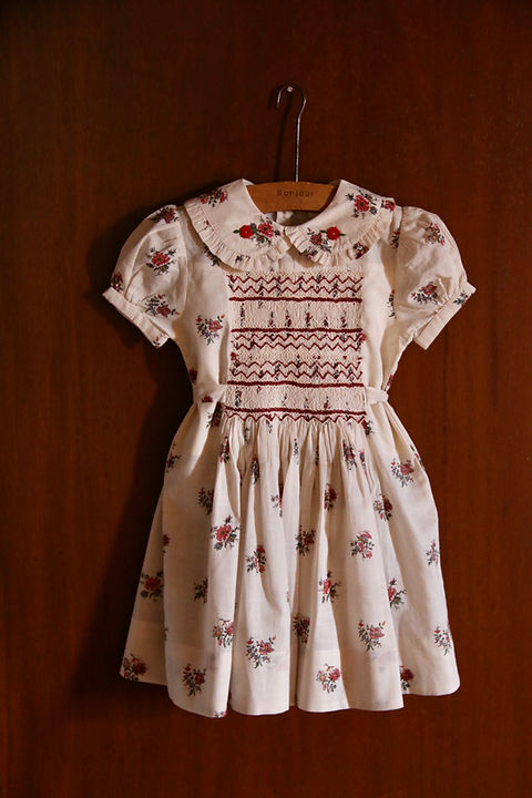 Bonjour Diary Handsmock Dress (Garden Flowers) | Jean + Hadley