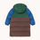 Thumbnail: Tiny Cottons Color Block Padded Jacket (Green/Brown)