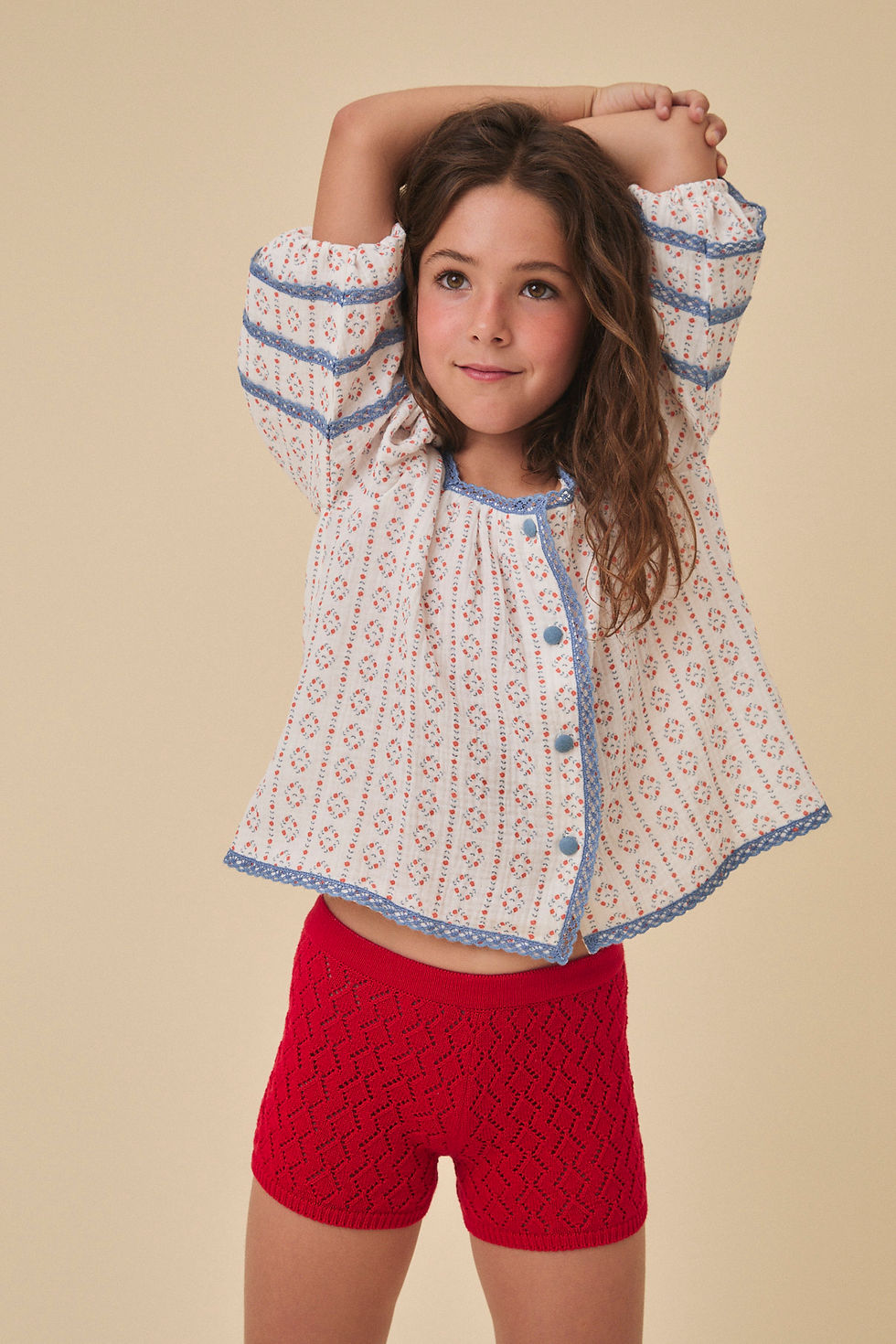 Thumbnail: Birinit Petit Openwork Short (Cherry)