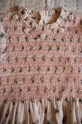 bonjour diary 2021ss Handsmock blouse SALE Bonjour Hand Smocked