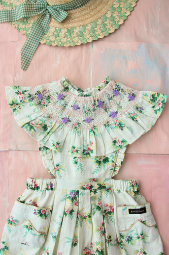 Bonjour Diary ／ NEW APRON DRESS 2-3Y Bonjour Diary New Apron Dress (Red Check) | Jean + Hadley