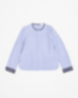 Caramel Osprey Blouse (Slate Blue)