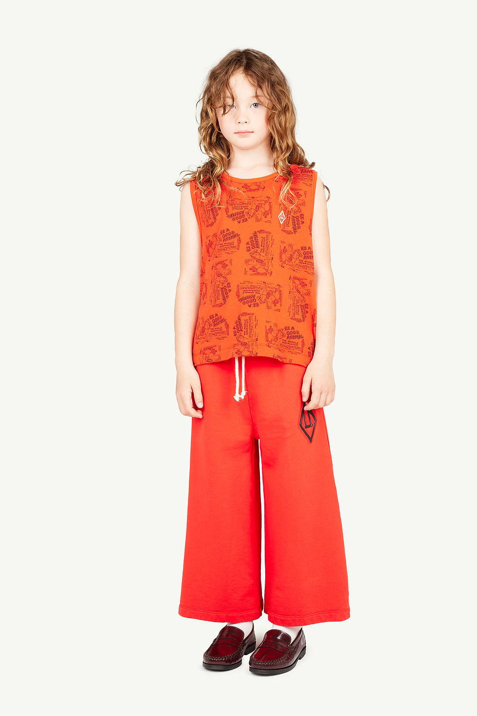섬네일: The Animals Observatory Platypus Kids Pants  (Red)