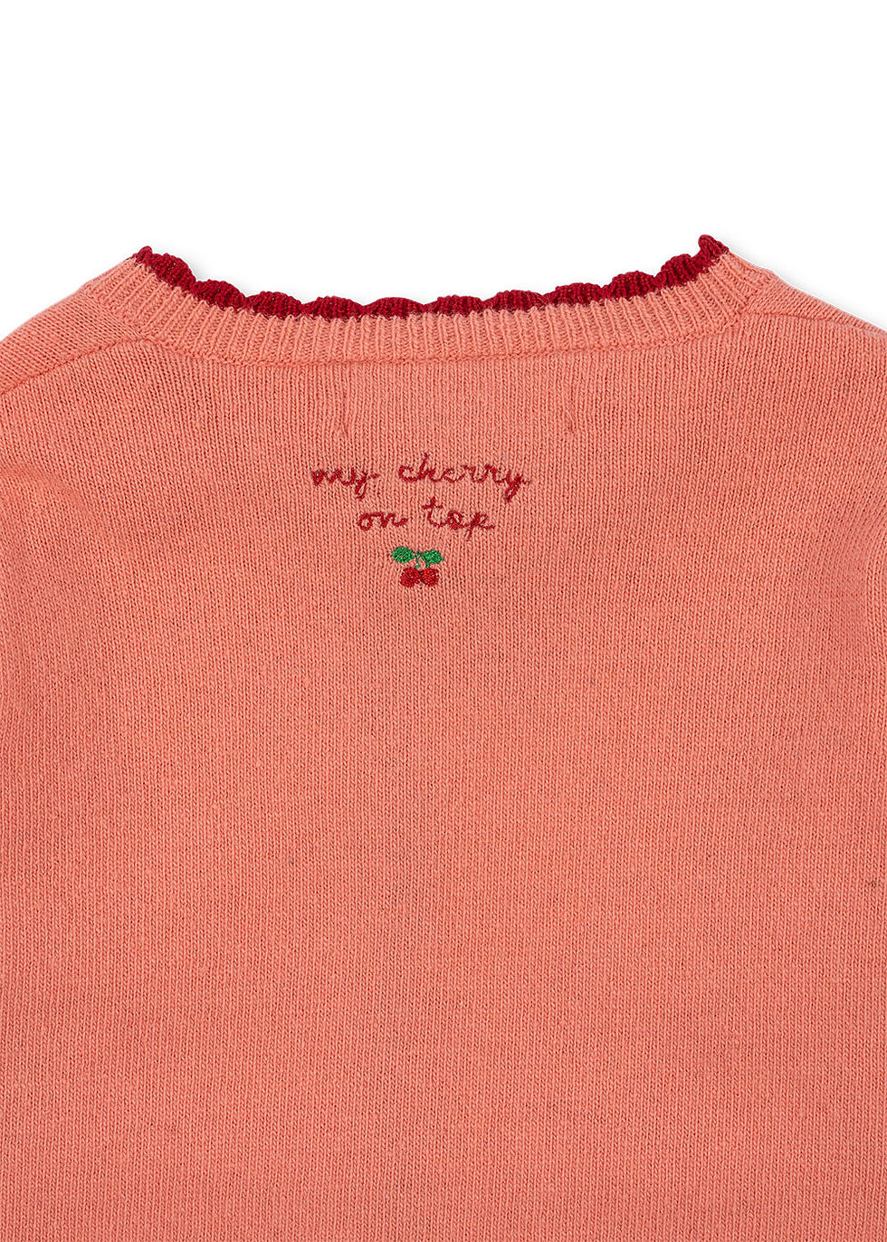 섬네일: Konges Sloejd Alexa Knit Cardigan (Powder Pink)