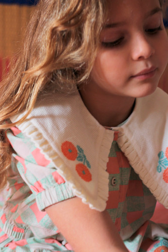 Bonjour Diary Crop Shirt (Chess Checks) | Jean + Hadley