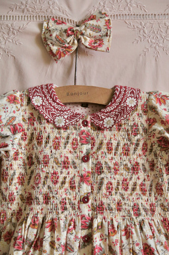 Bonjour Diary Tunique with Hair Clip (Aline) | Jean + Hadley