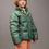 Thumbnail: Mini Rodini Plaid City Puffer (Green)