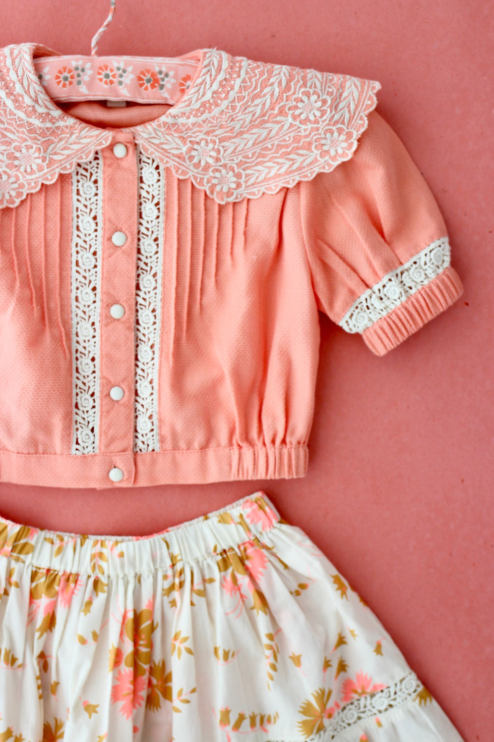 Thumbnail: Bonjour Diary Crop Shirt (Bubble Gum)