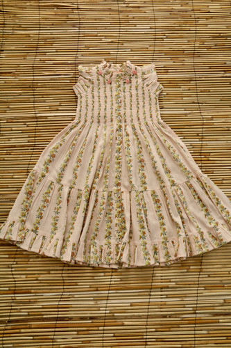 bonjour diary　IBIZA DRESS BONJOUR DIARY IBIZA LONG DRESS / GOLDEN FLOWER IVORY - Milk
