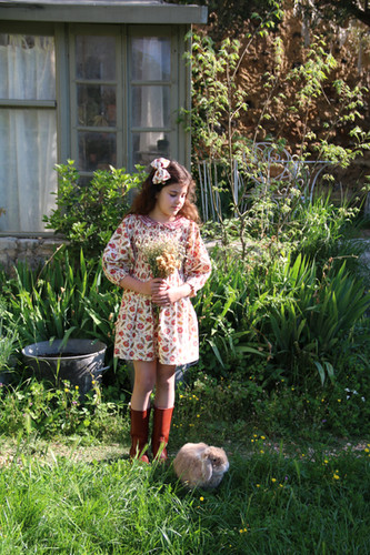 Bonjour Diary Tunique with Hair Clip (Aline) | Jean + Hadley