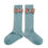 Thumbnail: Collégien Liberty Bow Knee-High Socks (No. 803 Bleu Azur)