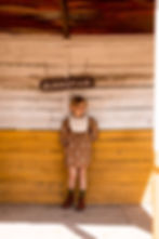 Thumbnail: Birinit Petit Lanuza Dress with Bib-front in Ivory