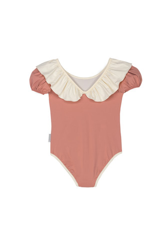 Mipounet Bella Ruffle Swimsuit (Terracota) | Jean + Hadley