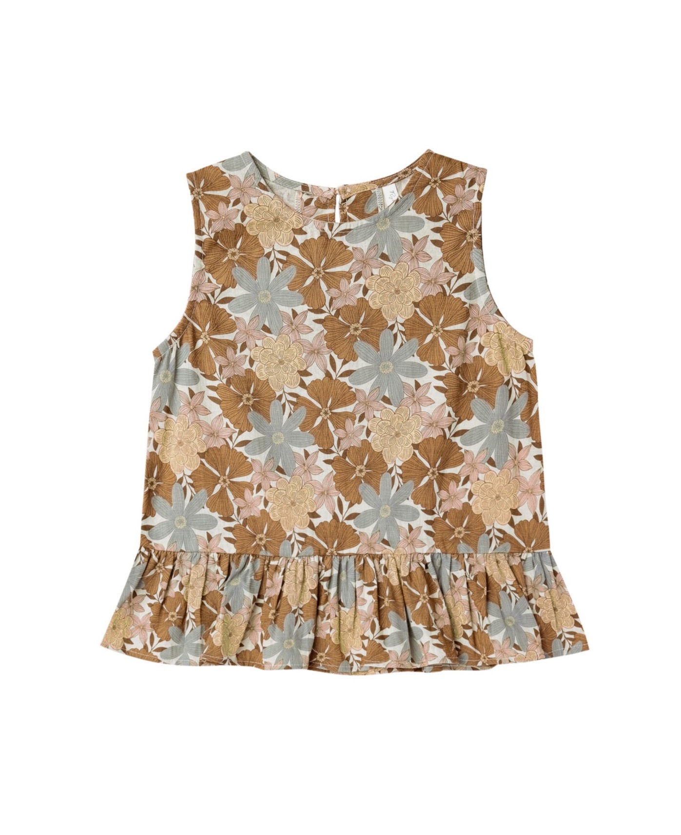 Rylee + Cru Carrie Blouse (Safari Floral)