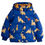 Thumbnail: Mini Rodini Dinos Hooded Puffer (Blue)