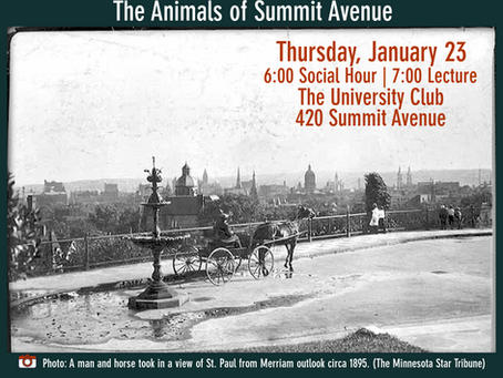 Historic Lecture Series: The Animals of Summit Avenue 