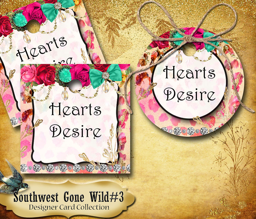 Thumbnail: SOUTHWEST GONE WILD #3 Jewelry Cards •Custom Cards •Earring Cards