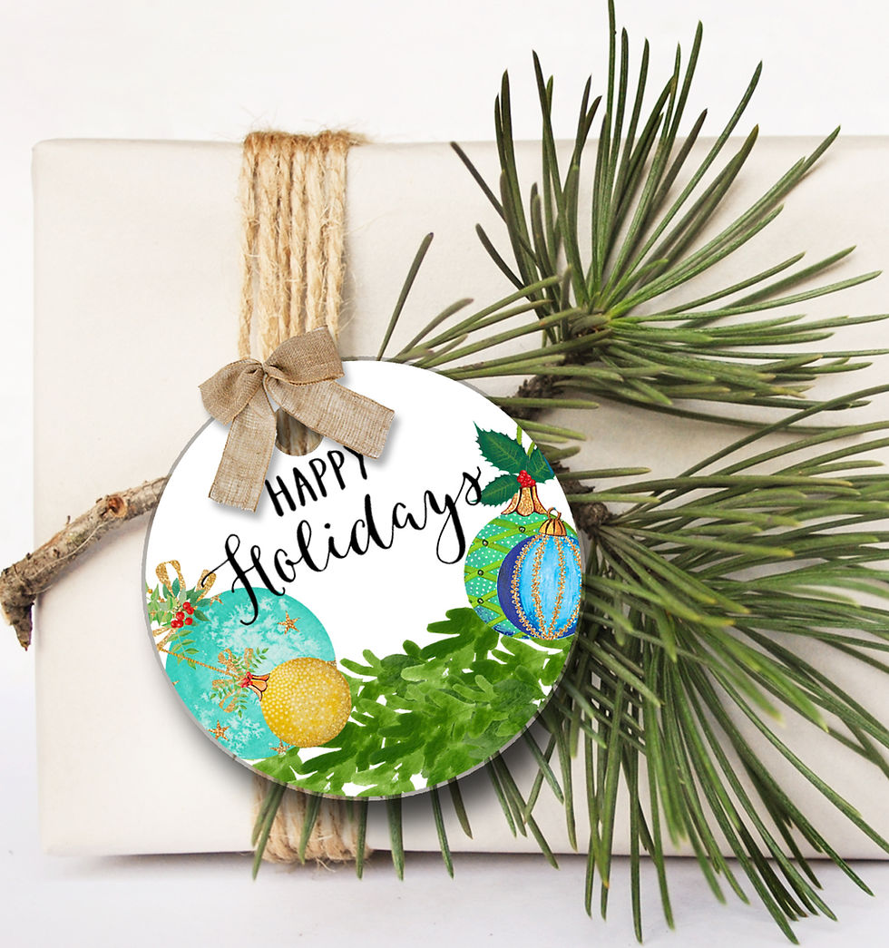 Thumbnail: HOLIDAY•Earring Cards•Holiday Tags•Holiday Labels•ORNAMENT 5