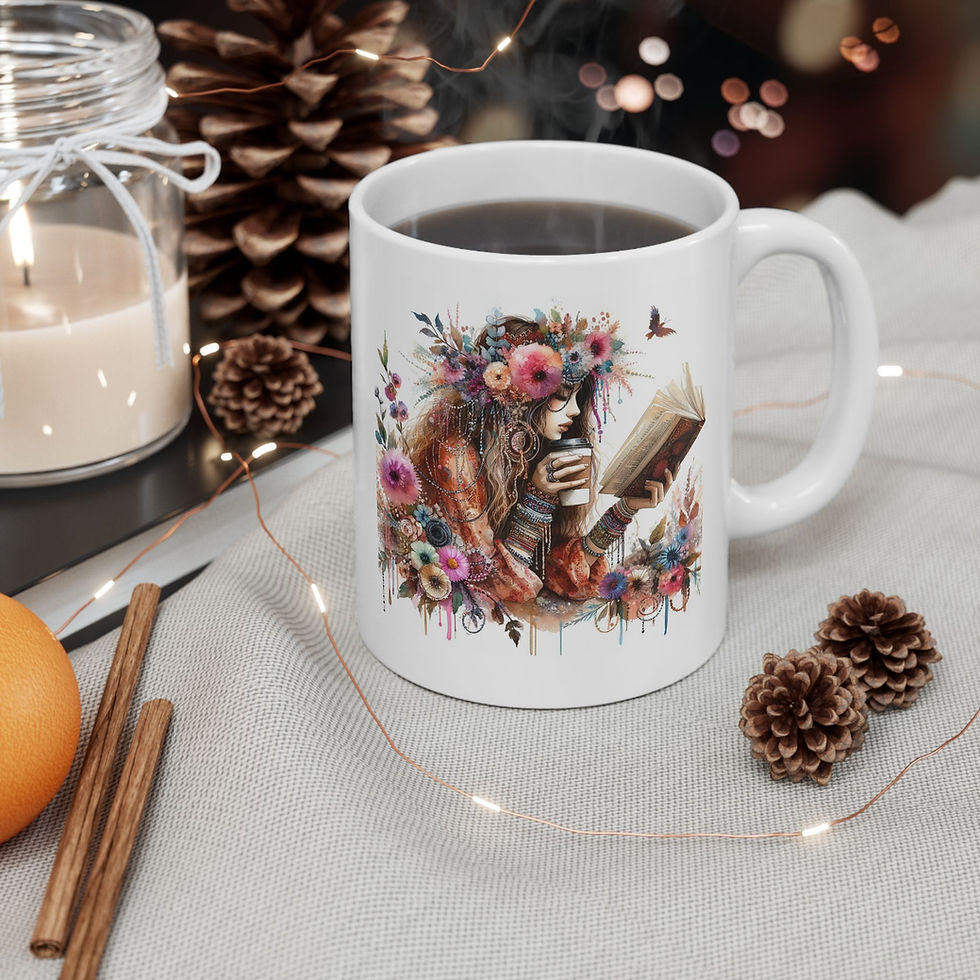 Thumbnail: Mug - Book Club Girlie Book Merch Ceramic Mug (11oz, 15oz)