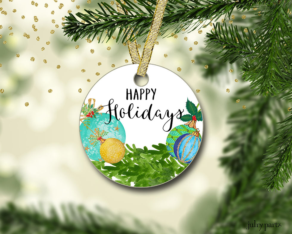 Thumbnail: HOLIDAY•Earring Cards•Holiday Tags•Holiday Labels•ORNAMENT 5