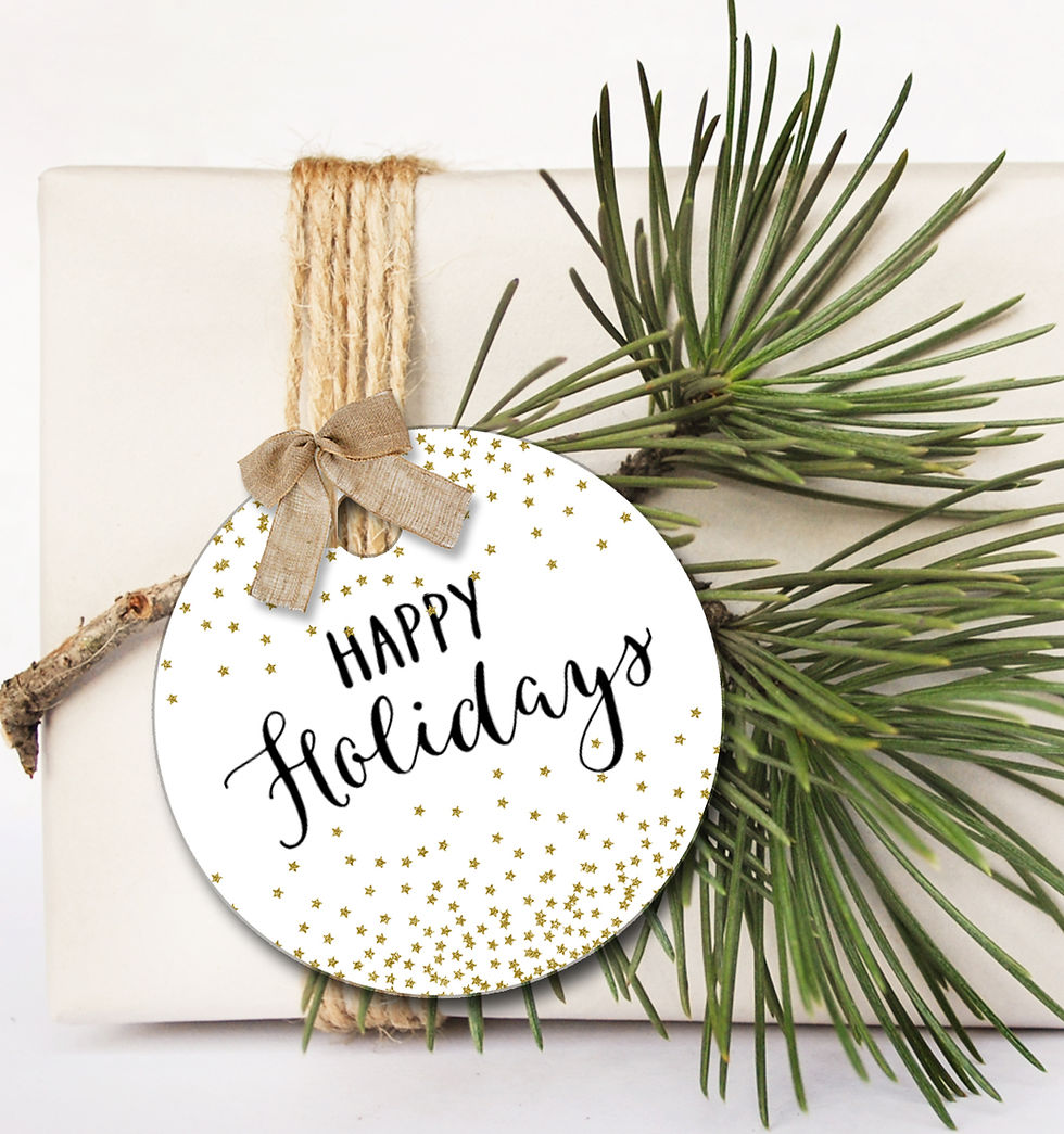 Thumbnail: HOLIDAY•Earring Cards•Holiday Tags•Holiday Labels•GLITTER 1
