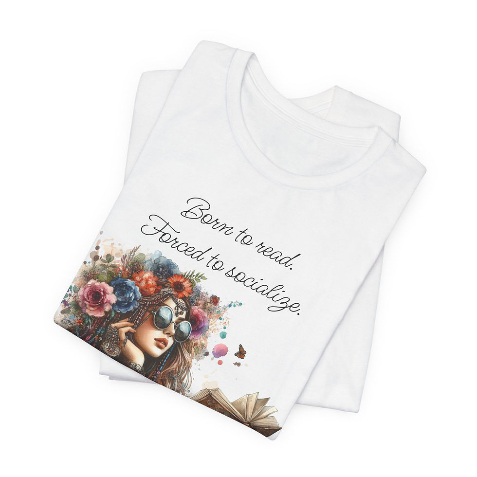 Thumbnail: Book Girlie Tee - Book Club Shirt Merch
