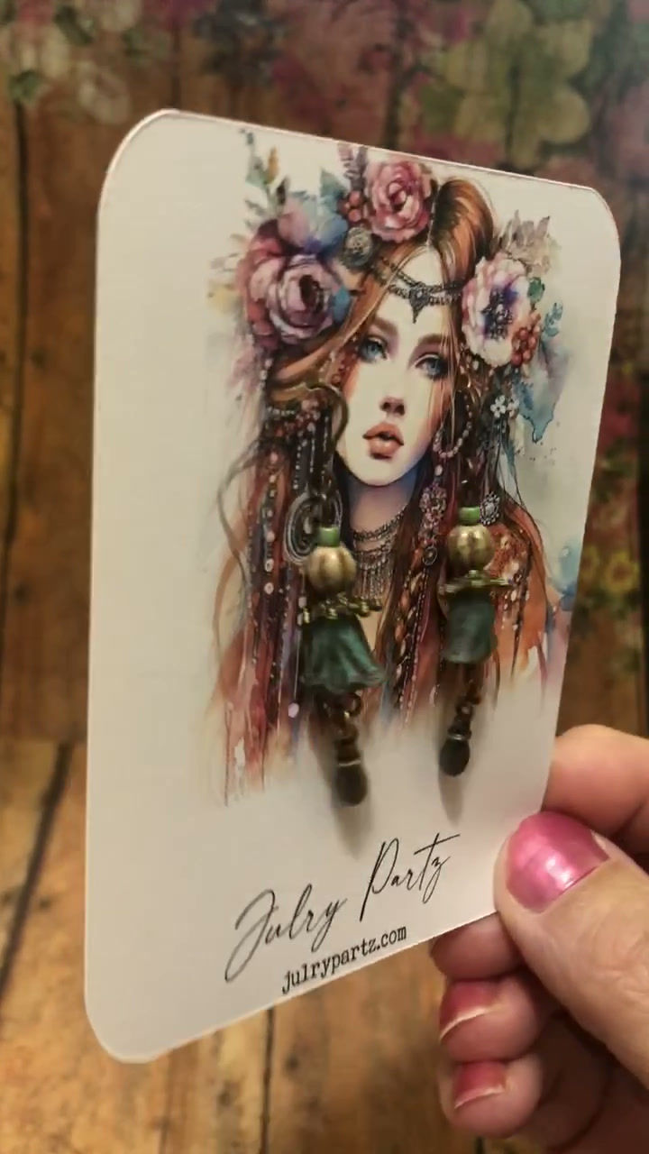 Thumbnail: AURORA • Necklace Card• Earring Cards •Jewelry Cards
