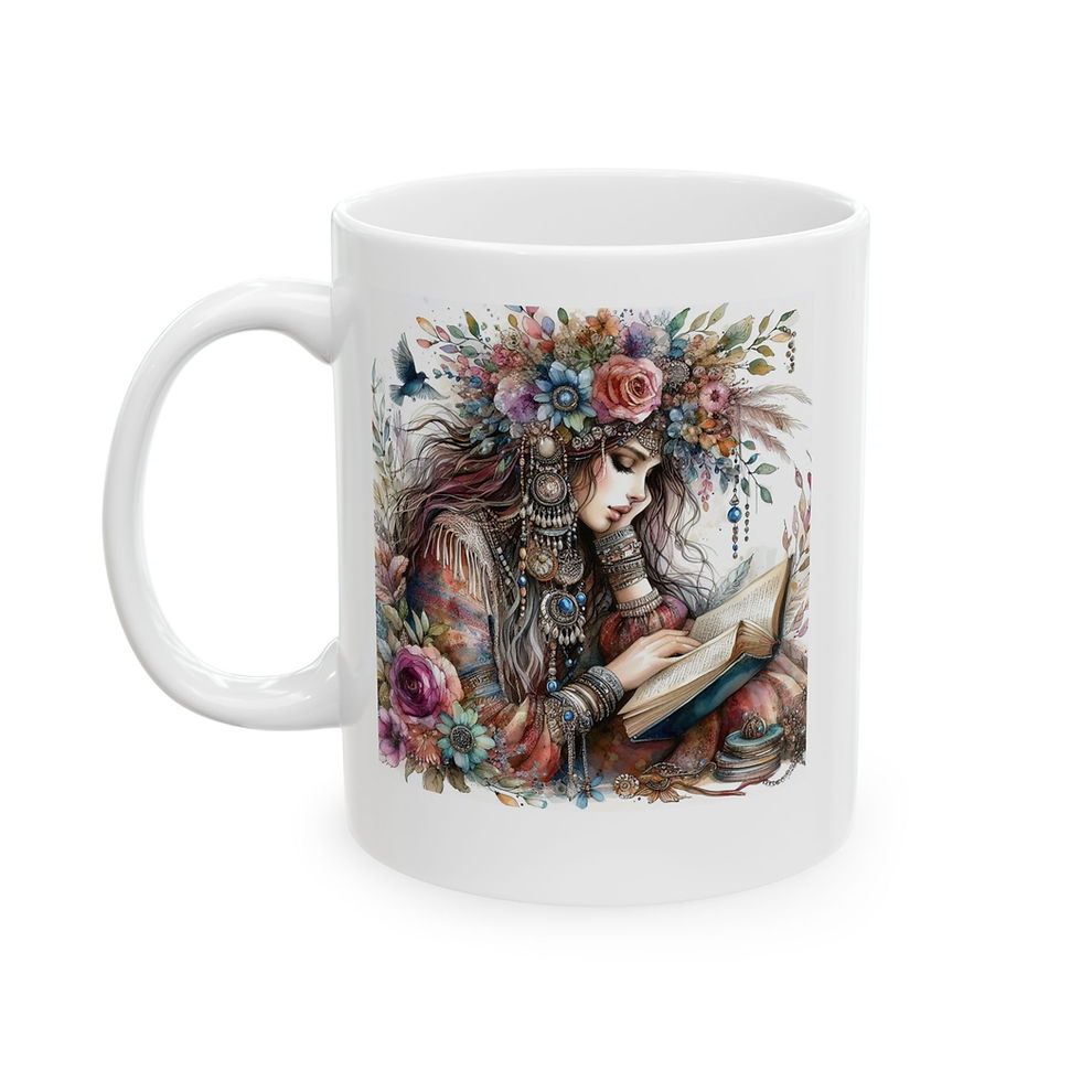Thumbnail: Mug - Book Club Girlie Book Merch Ceramic Mug (11oz, 15oz)