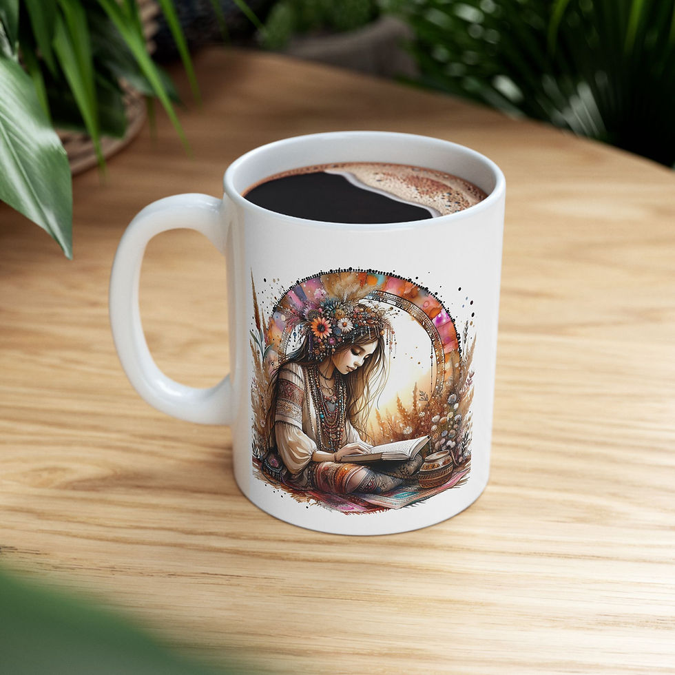 Thumbnail: Mug - Book Club Girlie Book Merch Ceramic Mug (11oz, 15oz)