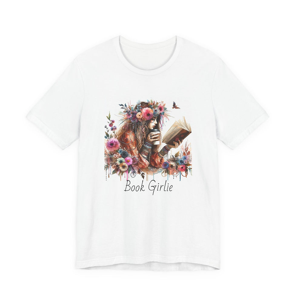 Thumbnail: Book Girlie Tee - Book Club Shirt Merch