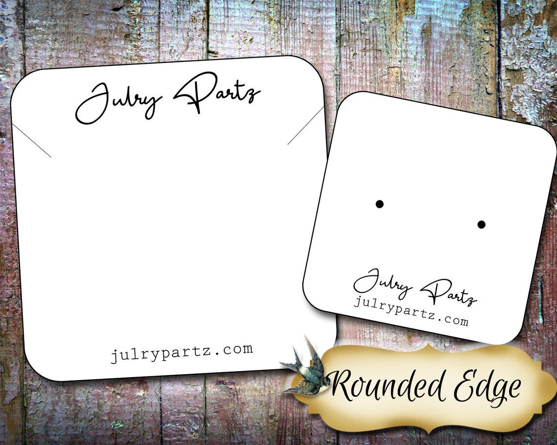 Add Your Logo • BLANK • "Just the Essentials" Starter Pack • Jewelry Card Set