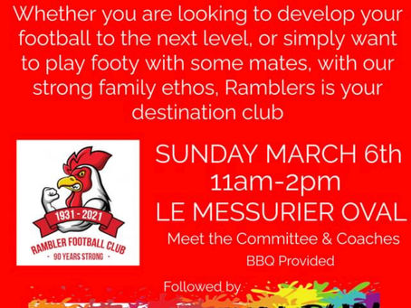 JR ROOSTERS PLAYER REGISTRATION