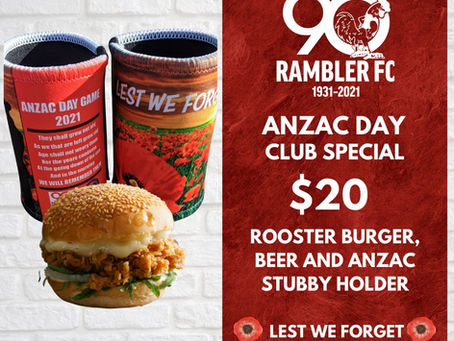 ANZAC GAME SPECIAL