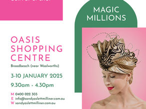 Your Race Day Style Starts Here-Millinery Magic 2025 at Oasis Broadbeach!