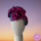 Silk Sonata- Curved Halo Hat