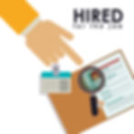 hired vector image