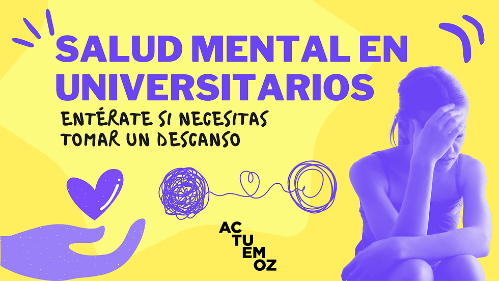 5 consejos de expertos para tomarse un descanso por salud mental en la universidad