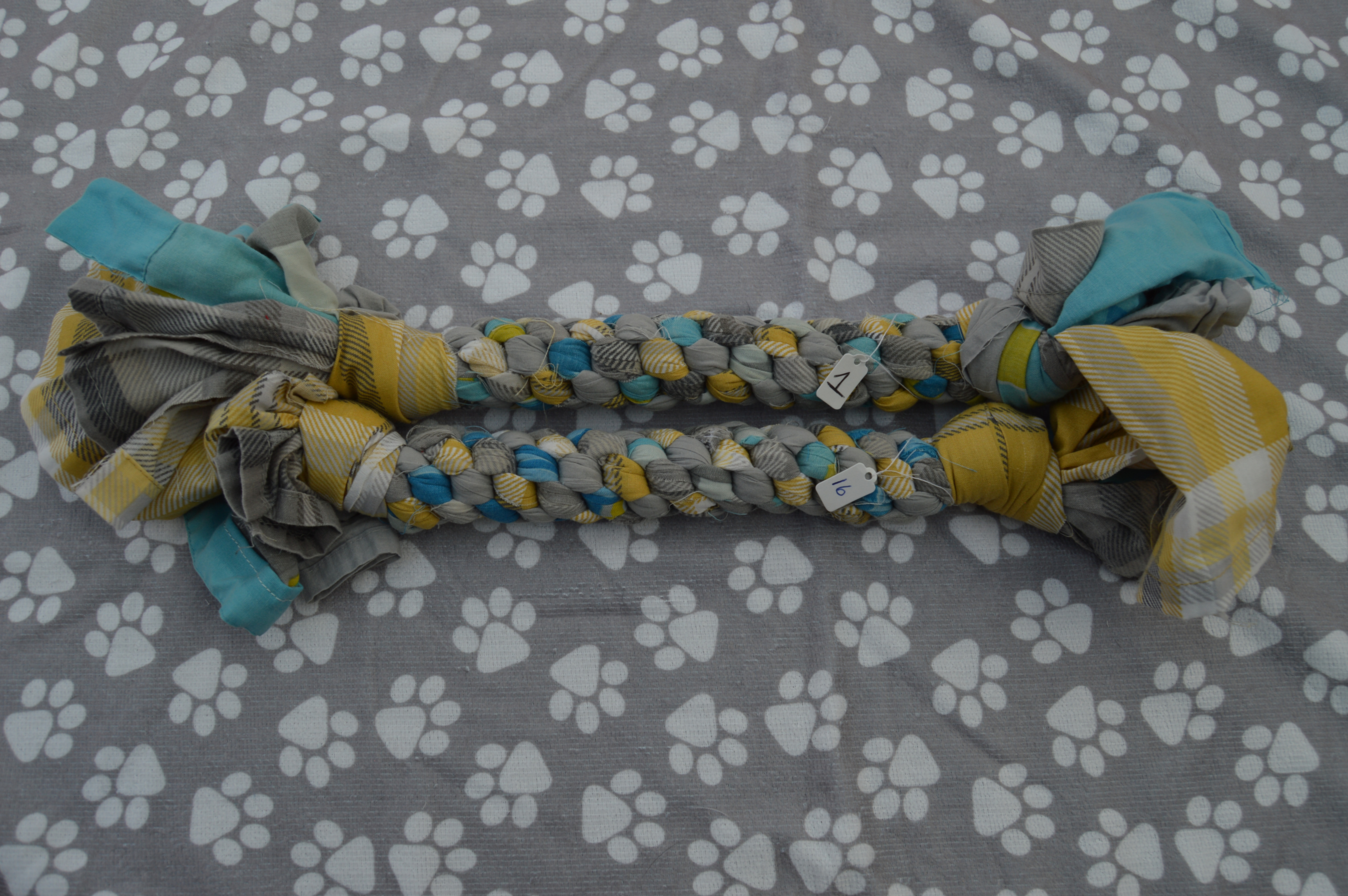 Blue, Yellow and Grey Medium Tug Toy