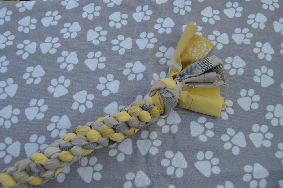 Thumbnail: Yellow and Grey Medium Tug Toy