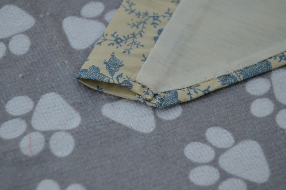 Thumbnail: Blue Floral Design Pet Bandana