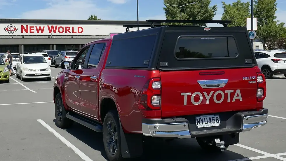 Thumbnail: Bushtech Aluminium Canopy for Toyota Hilux 2016 to 2024 (SR5 & SR Options)